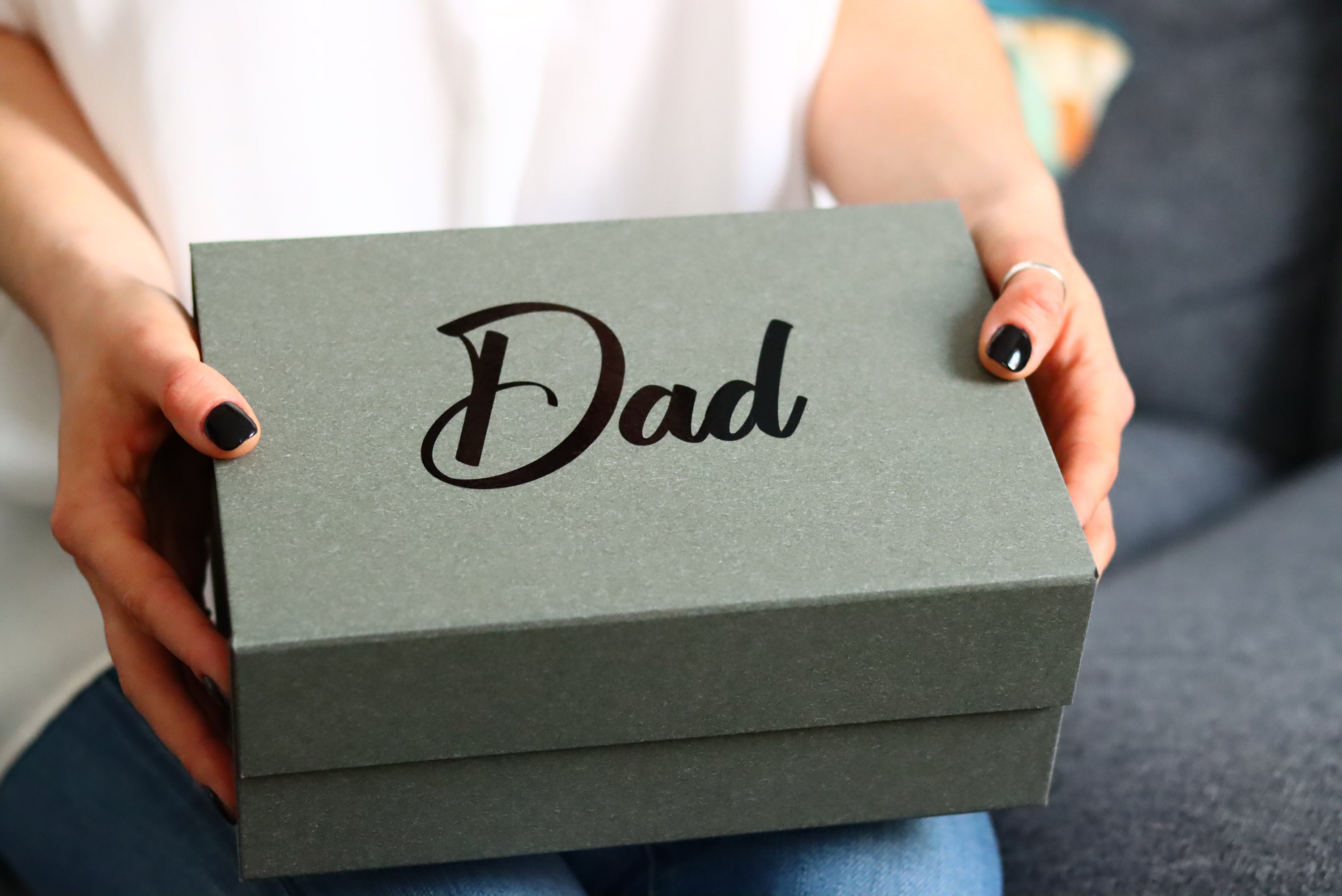 Gift Box With Message, Photo Gift Box, Gift Box for Him, Achievement Gift,  Happy Birthday, Gift for Dad, Fathers Day, Personalized Present 