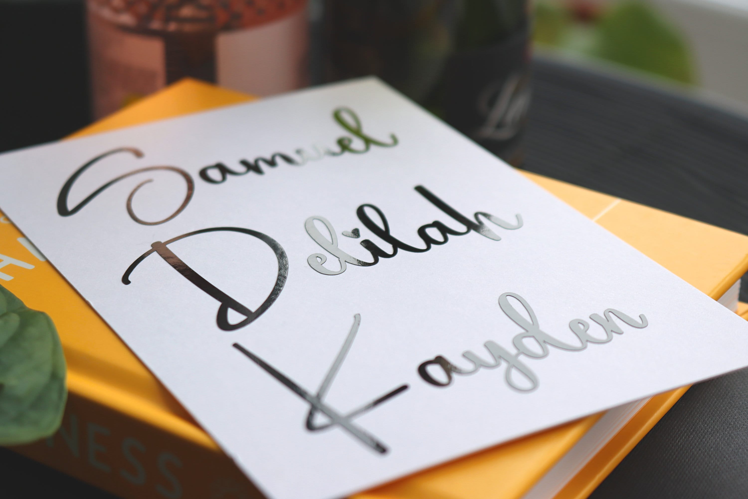 Pegatinas De Vinilo Personalizadas Con Nombre En