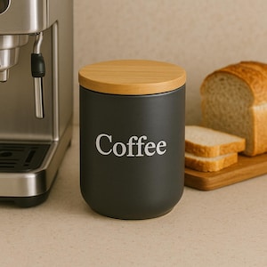 Vinyl Decals for Labeling Tea Coffee Sugar Jars - Personalised Vinyl Lettering