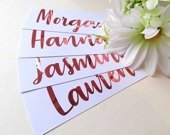 Etiquetas Personalizadas Eventos Pegatinas De Vinilo Negro Personalizables - Pack De 10 Unidades, Ideales Para Bodas, Eventos O Manualidades DIY Calcomanías Personalizables