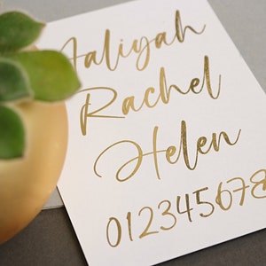 Vinylstickers kalligrafie, gepersonaliseerde naamstickers, vinyl belettering aangepast, sticker geschenkverpakking, naamkaartjes, vinyllabels, bruiloftsstickers