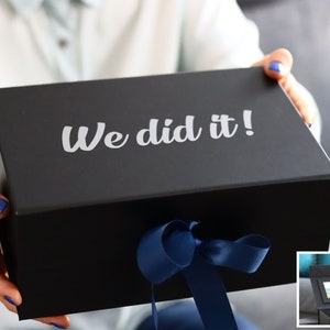 Geschenkdoos met bericht, fotodoos, geschenkdoos voor hem, prestatiecadeau, gelukkige verjaardag, cadeau voor papa, Vaderdag, gepersonaliseerd cadeau