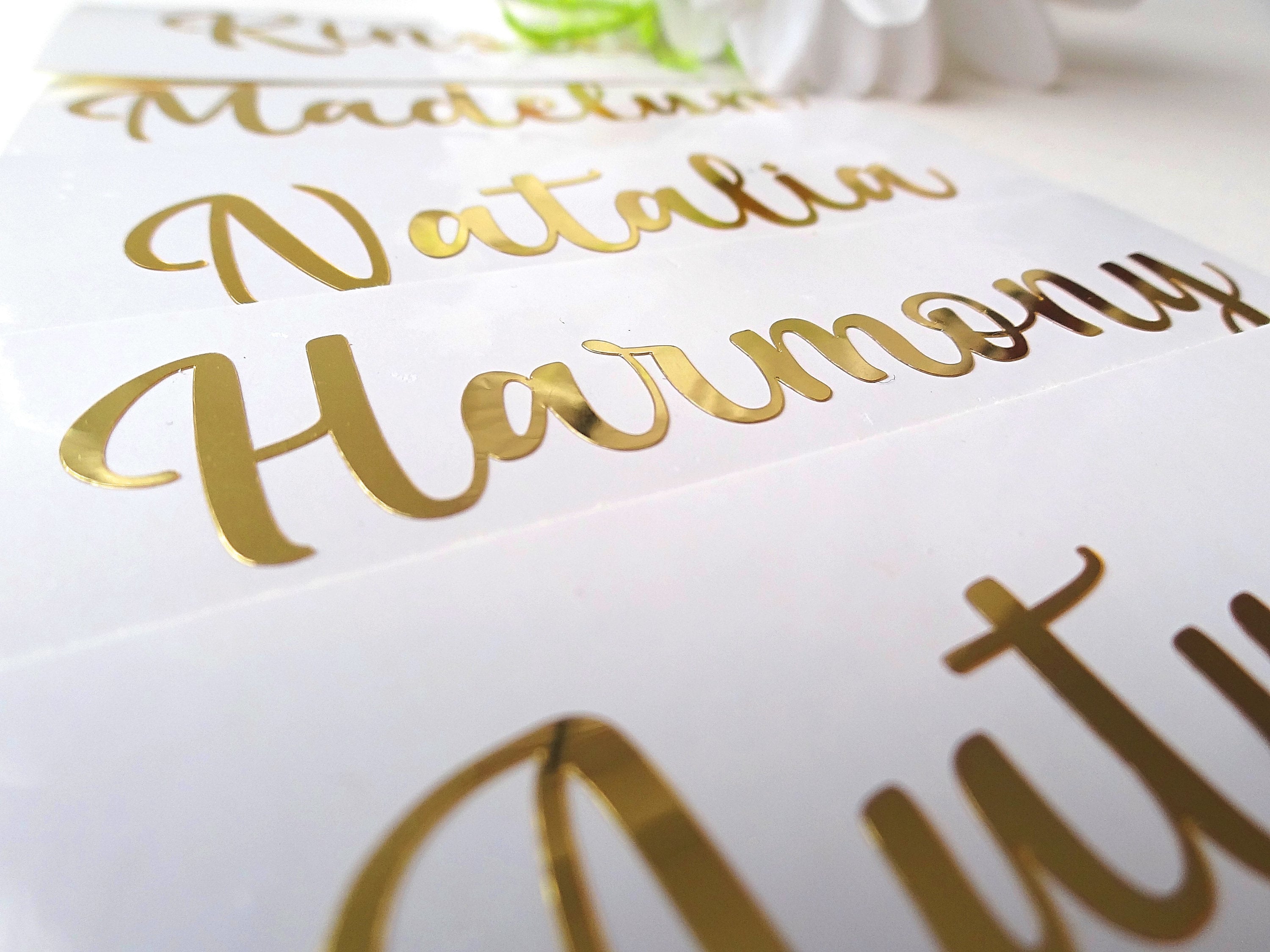 Custom Gift Box Name Stickers Wedding Favour Party Decor Etsy UK