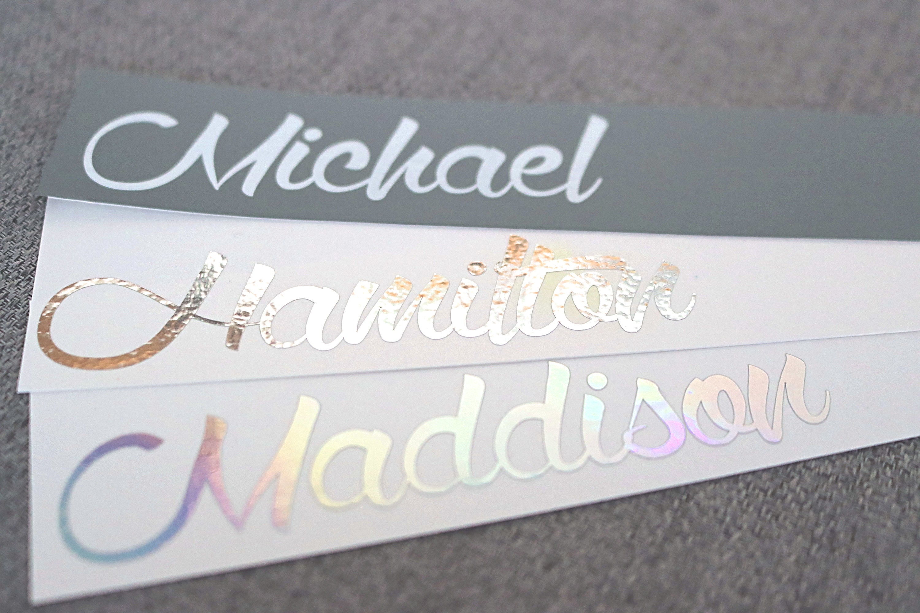 Nome Personalizzato Lettera Parola Vinile Decalcomania - Foto 11