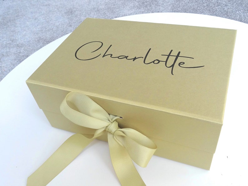 Gift Box With Lid Personalised Gift Presentation Box Etsy UK