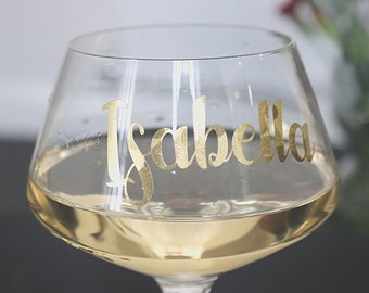 Vinyl Name Stickers: Custom Decals for Glassware & Decor