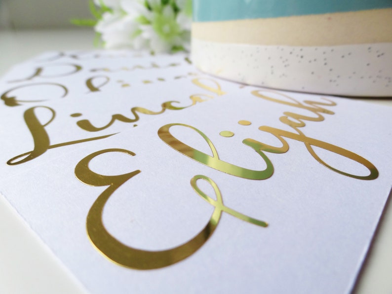 Envelope Stickers Vinyl Name Decals Wedding Favour Envelope Etsy