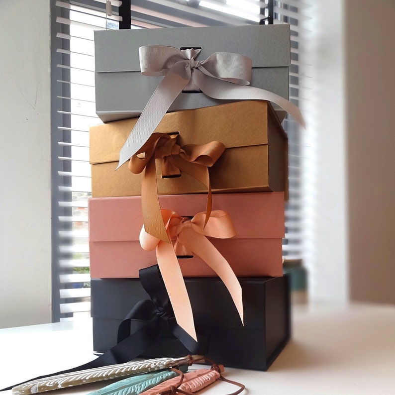 Gift Boxes With Lids Bridesmaid Proposal Wedding Gift A5 Etsy UK
