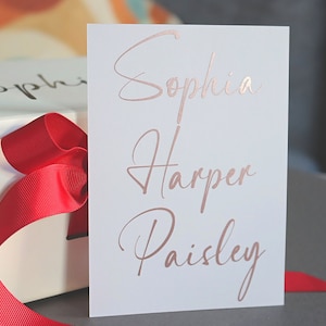 Calcomanía de vinilo manuscrita, pegatina personalizada con nombre, decoración caligráfica, calcomanía de vidrio personalizada, decoración de boda, bricolaje
