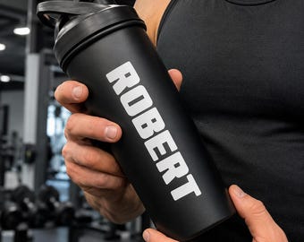 Pegatinas para botellas de agua - Vinilo adhesivo con nombre - Adhesivo personalizado resistente al agua