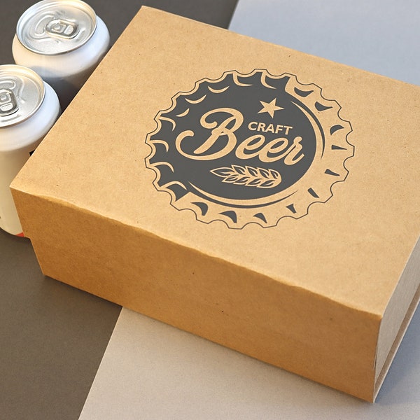 Custom Packaging, Logo Gift Box, Corporate Gift, Empty Gift Box, Brewery Gift Box, Craft Beer Gift Box, Personalised Box, Custom Gift Box