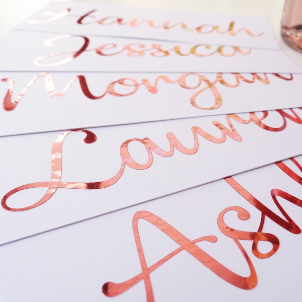 Rose Gold Vinyl Etsy