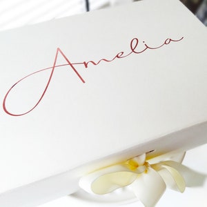Adesivos de fonte de caligrafia, decalque de vinil com nome, lembrancinha de casamento, pedido de casamento para madrinhas, decoração para despedida de solteira, adesivos para caixa de presente, decalque de nome personalizado