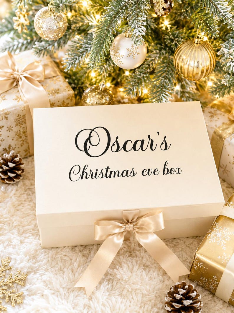 Custom Name Stickers - Personalised Bauble Decals - Christmas Gift Tags ...