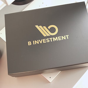 Corporate Gifts For Clients, Gift Box With Company Logo, Personalised Gift Box, Business Gift Box, Custom Gift Box, Present For Boss ブラック