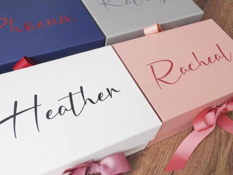 Gift Box With Lid Bridesmaid Proposal Wedding Gift Box UK Etsy UK