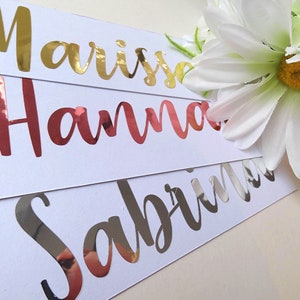 Benutzerdefinierte Name Aufkleber, Vinyl-Aufkleber, Laptop Aufkleber, Wasserflasche Aufkleber, Vinyl-Schriftzug, Hochzeitsaufkleber, coole Aufkleber, Namensschilder
