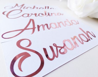 Individuelle Namen Vinyl Aufkleber: Hochzeit, Party, Geschenk Aufkleber
