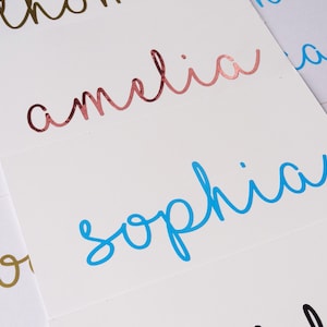 Vinylstickers, sticker wijnglas, trouwbedankje, tafeldecor, naamkaartjes, stickers cadeauzakje, gepersonaliseerde waterflessen