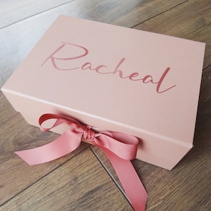 Luxury Gift Box, Present For Her, Gift Box With Name, Custom Gift, Bridesmaid Proposal, Wedding Favour, Decorative Box, Keepsake image 5