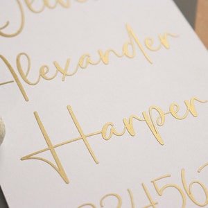 Glas Namen Aufkleber, kundenspezifische Vinyl Abziehbilder, Hochzeitsaufkleber, personifizierte Abziehbild, Geschenk-Box-Namen-Aufkleber, handgeschriebene Textetiketten, Kalligraphie