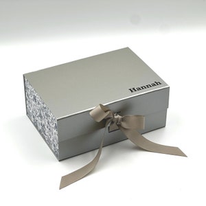 Caja de regalo con tapa, caja personalizada, ¿Quieres ser mi...? Caja para propuesta de madrina, caja personalizada