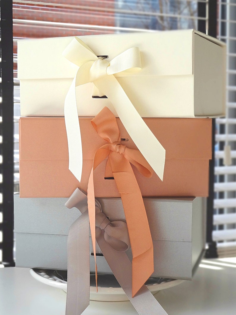 Wedding Favor Boxes Bridesmaid Gift Bride Present Hen Etsy