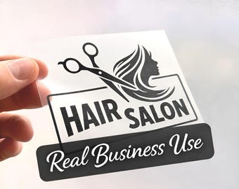 Custom Business Logo Vinyl Decals Pack of 10 for Packaging, Branding, Shop Promotion