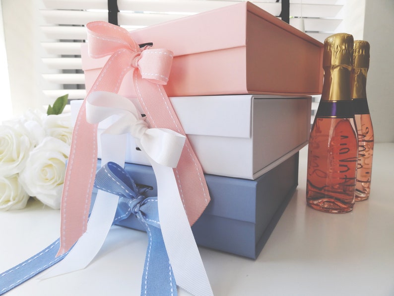 Gift Boxes With Lids Bridesmaid Gift Idea Wedding Favour Etsy UK