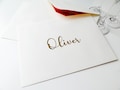 Calligraphy Name Vinyl Decals: Wedding Envelope Stickers