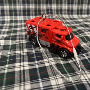 Custom Armored Vehicle Ornament. Ornament loop included