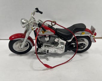 Ornement de moto Harley Davidson Fat boy sur mesure / boucle d'ornement de traction de ventilateur incluse