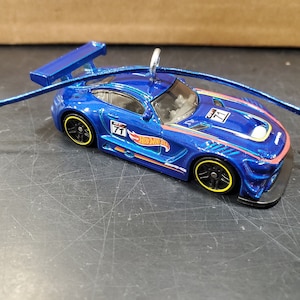 Mercedes AMG GT3 Ornament / Fan pull   stretchable Ornament loop included