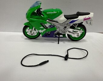 Kawasaki Ninja ZX 12R GREEN Motorcycle Christmas Tree Ornament