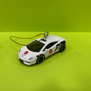 Lamborghini Gallardo police Ornament / Fan pull   Ornament loop included
