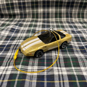 Chevy Corvette  Ornament / Fan pull  Ornament loop included.