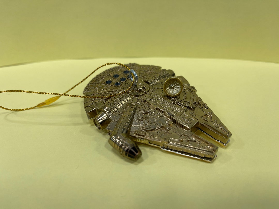 Star Wars Gold Millennium Falcon Ornament / Fan Pull Ornament Etsy