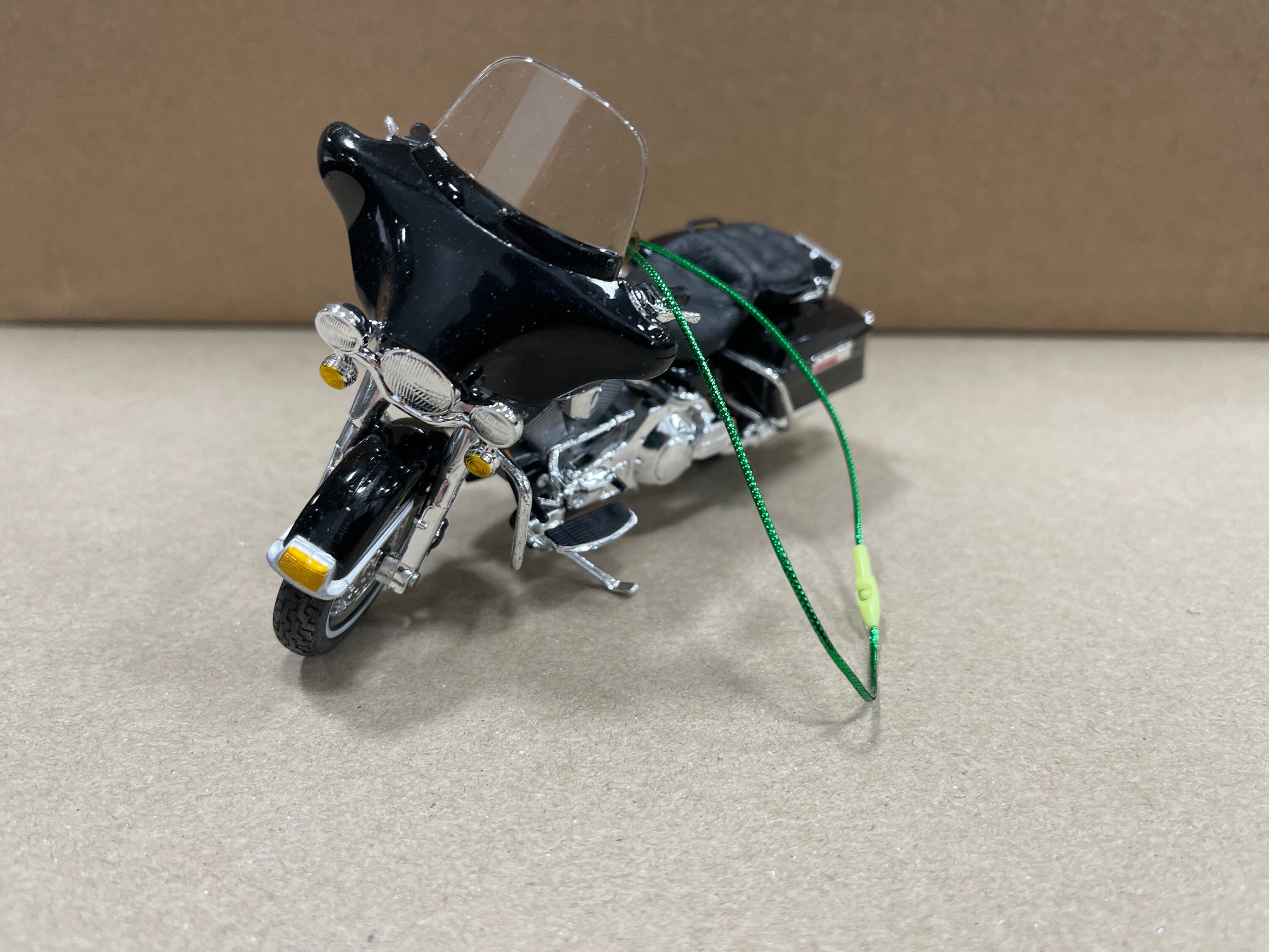 Custom Made Harley Davidson Electra Glide Motorcycle Ornament / Fan