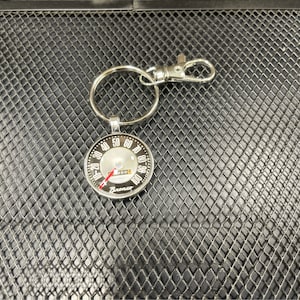 Custom Metal Bronco Speedometer Ornament  & Keychain . Ornament loop and Keychain included.