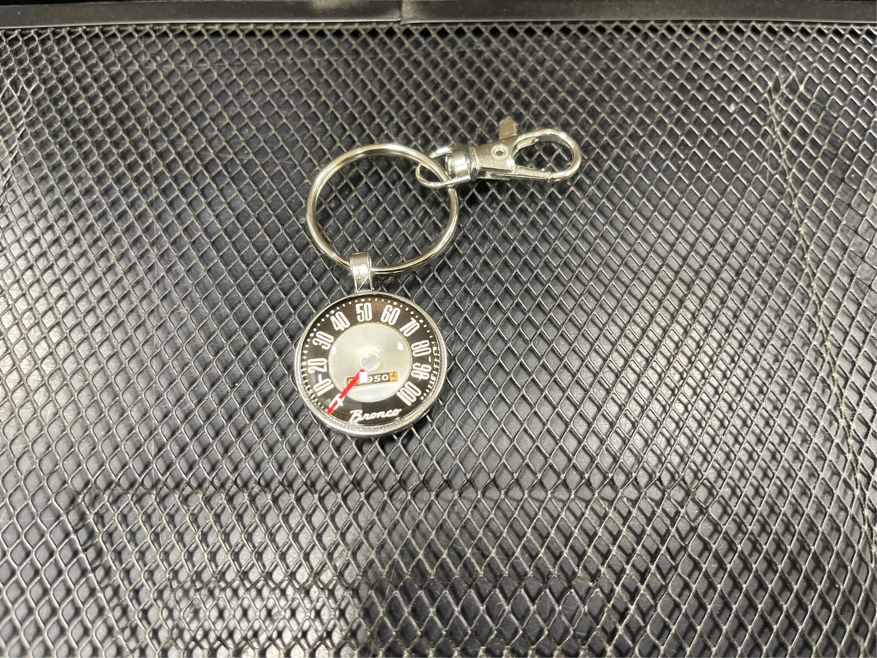 Custom Metal Bronco Speedometer Ornament & Keychain . Ornament Loop and ...