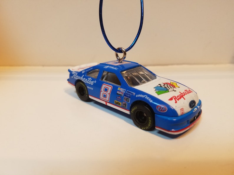 Vintage Nascar Racing Champions 8 Jeff Burton Raybestos Ornament / Fan pull Ornament loop included image 1