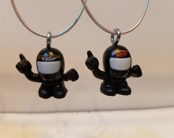 Monster Jam Mini Figure Ornament / Fan pull Free Ship. Ornament loop included. Monster Mutt, El Toro Loco, Derailed, Predator, Max-D, Zombie