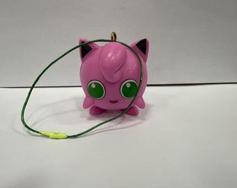 Pokémon Jigglypuff Ornament / Fan pull  Ornament loop included.