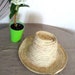 Chapeau de plage en paille personnalisable chapeau artisanal image 0