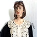 Caftan marocain noir, robes de broderie caftan vintage image 0