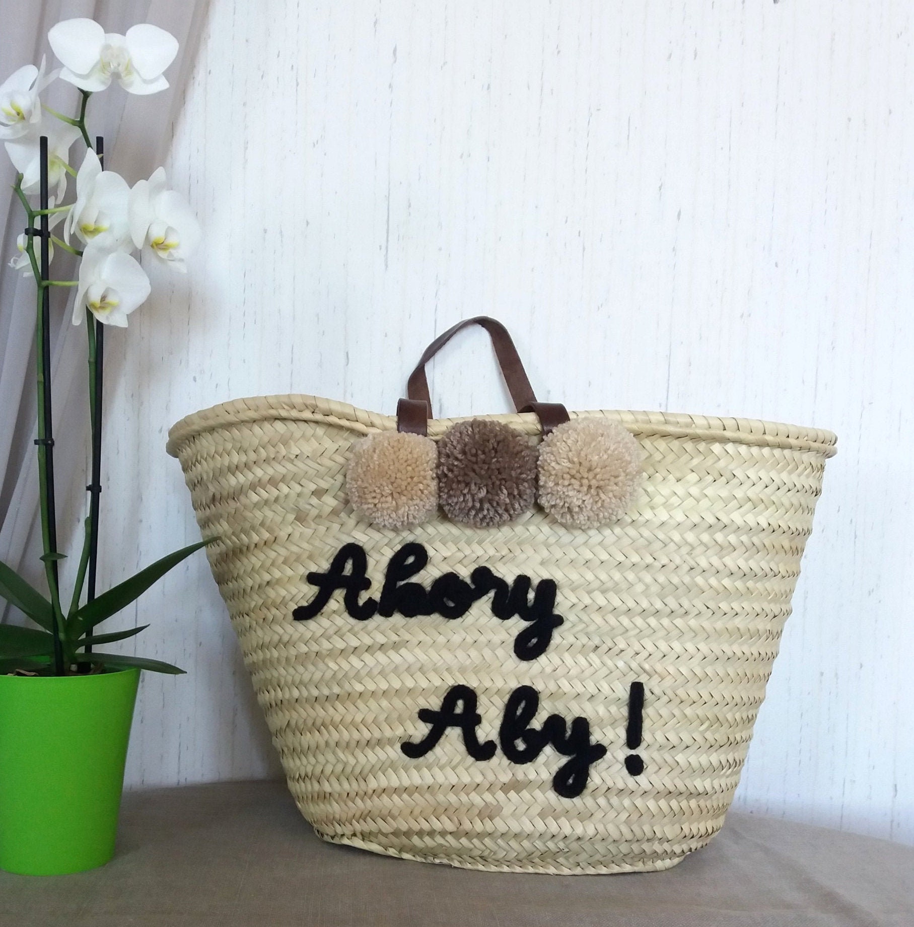XL Personalized Wicker Basket