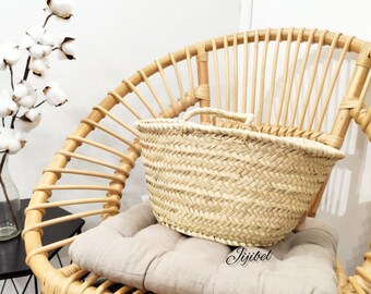 Small Moroccan wicker basket, Non-Customizable