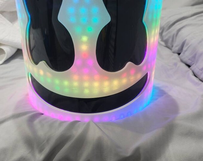 Marshmello Helmet Led Heavy Duty Etsy