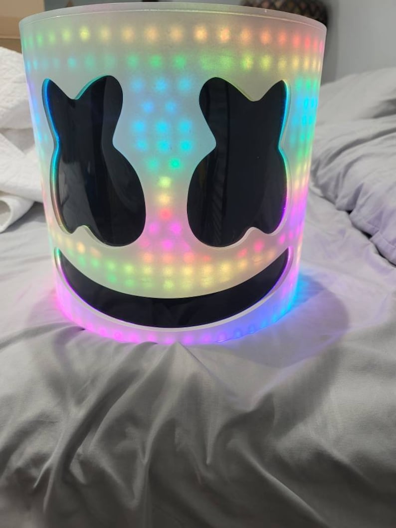 Marshmello Helmet Led Heavy Duty . Etsy