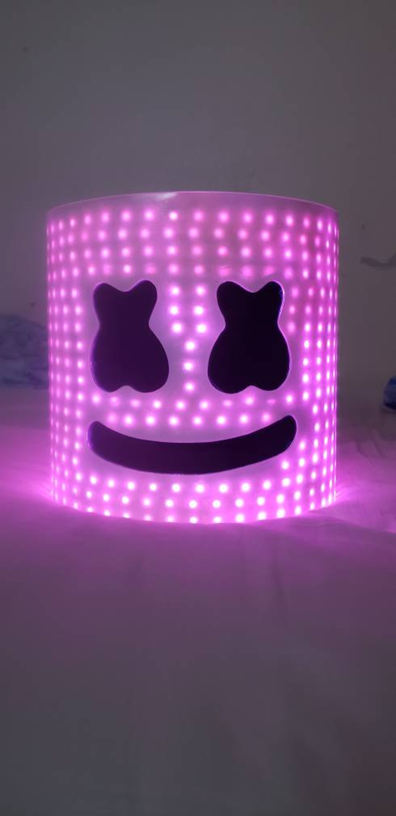 Marshmello Helmet 18 Rows Leds kids Etsy